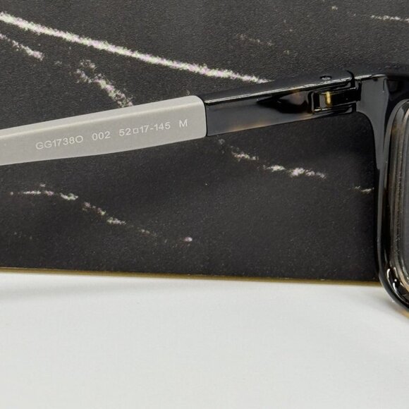 NEW GG1738O 002 GUCCI EYEGLASSES HAVANA/GREY MEN EYEWEAR GUCCI - Picture 9 of 11